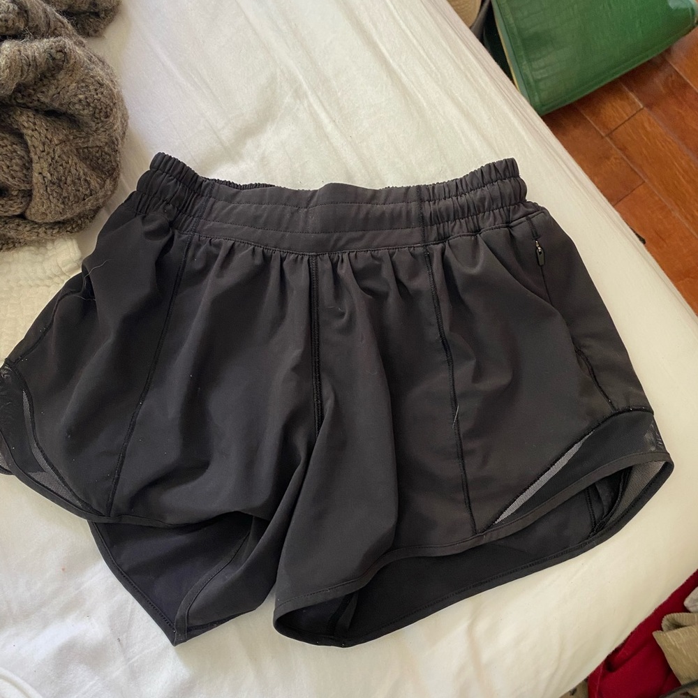 Black lulu lemon shorts